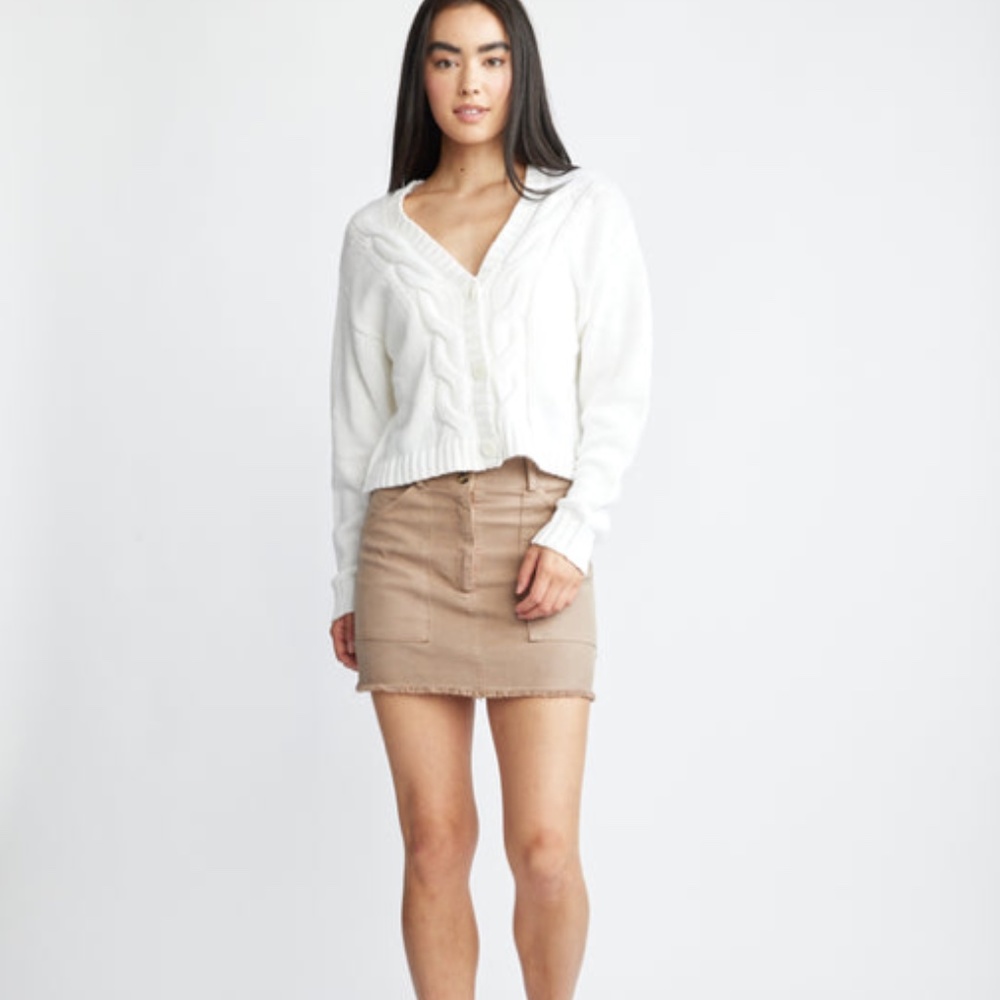 Self Contrast Hazel Skirt